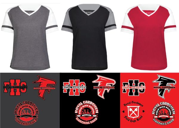 Field Marching Band Short Sleeve Ladies Fanatic T Shirt