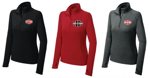 Royal Gardsmen Womens Sport Wick Stretch 1/4 Zip Pullover