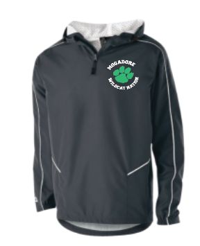 Mogadore Wizard 1/4 Zip Windbreaker Jacket with Embroidered Logo