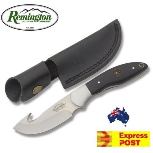 REMINGTON SPORTSMAN SERIES GUT HOOK FIXED BLADE KNIFE GONE