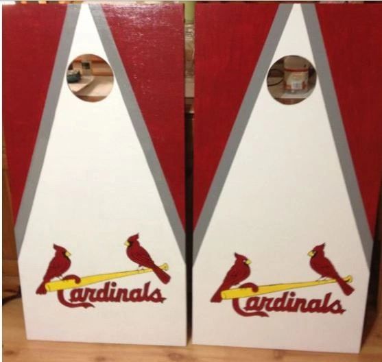 st louis cardinals cornhole bags