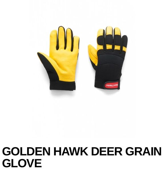 Hard Yakka Golden Hawke Premium Deer Glove