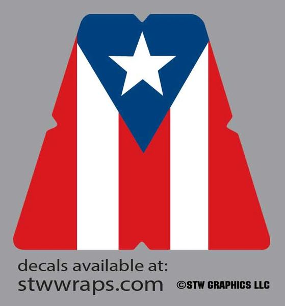 Reflective Mexican Flag Tetrahedron – First Responder Decal Co.