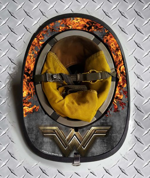 Millennium Wonder Woman Fire Helmet Skin