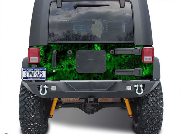 HULK KRYPTEK CAMOUFLAGE Jeep Wrangler Vinyl Wrap Kit