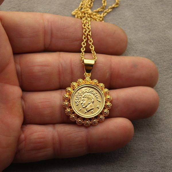 18K Gold Coin Necklace