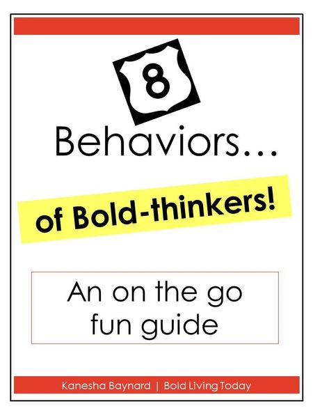 8 Behaviors of Bold-thinkers (eGuide)