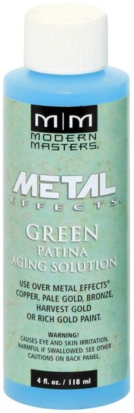 MODERN MASTERS GREEN PATINA AGING SOLUTION 4OZ PA90104