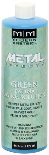 MODERN MASTERS GREEN PATINA AGING SOLUTION 16OZ PA90116