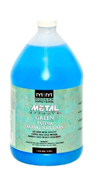 MODERN MASTERS GREEN PATINA AGING SOLUTION GALLON PA901GAL