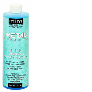 MODERN MASTERS BLUE PATINA AGING SOLUTION 16OZ PA90216