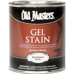 OLD MASTERS GEL STAIN QT DARK WALNUT 80704