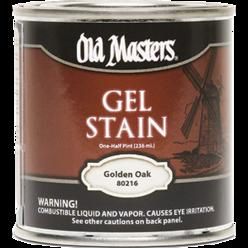 OLD MASTERS GEL STAIN QT GOLDEN OAK 80204