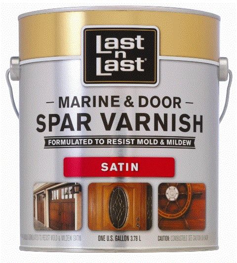 ABSOLUTE LAST N LAST MARINE & DOOR SPAR VARNISH SATIN GALLON 50801