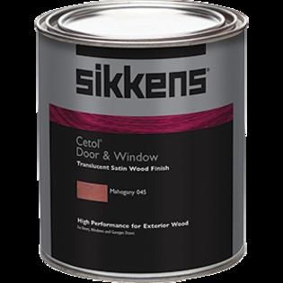 SIKKENS PROLUXE CETOL DOOR & WINDOW SATIN 045 MAHOGANY QT