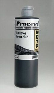 GOLDEN PROCEED SLOW DRY FLUID ACRYLIC VAN DYKE BROWN 8OZ