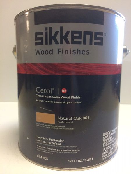 SIKKENS PROLUXE CETOL 1 005 NATURAL OAK EXTERIOR STAIN GALLON
