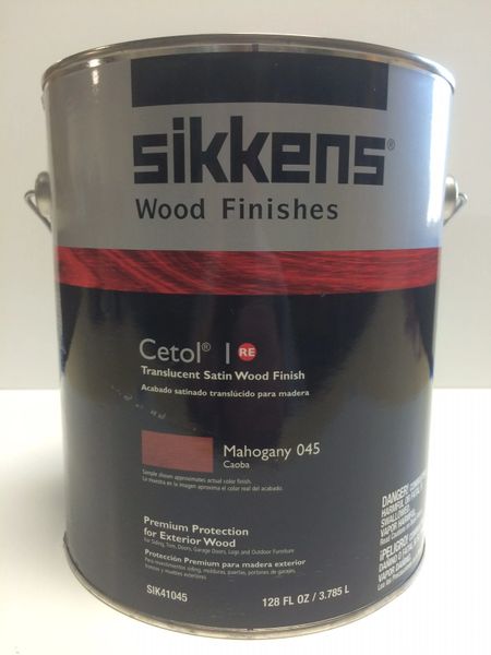 SIKKENS PROLUXE CETOL 1 045 MAHOGANY EXTERIOR STAIN GALLON