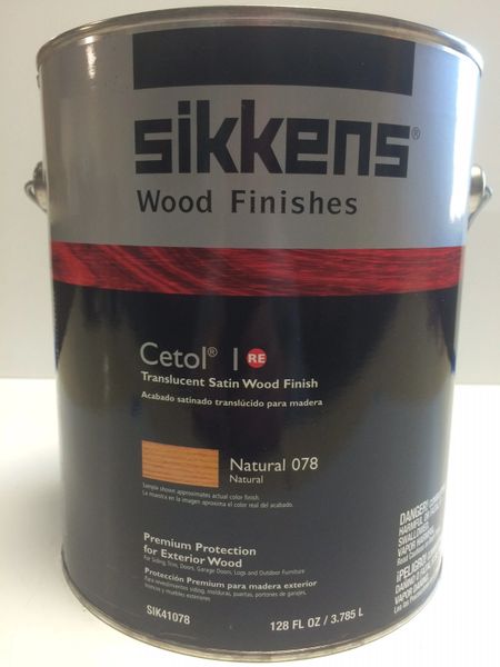 SIKKENS PROLUXE CETOL 1 078 NATURAL EXTERIOR STAIN GALLON