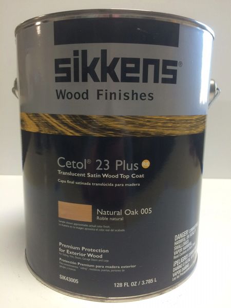 SIKKENS PROLUXE CETOL 23 PLUS 005 NATURAL OAK EXTERIOR STAIN GALLON