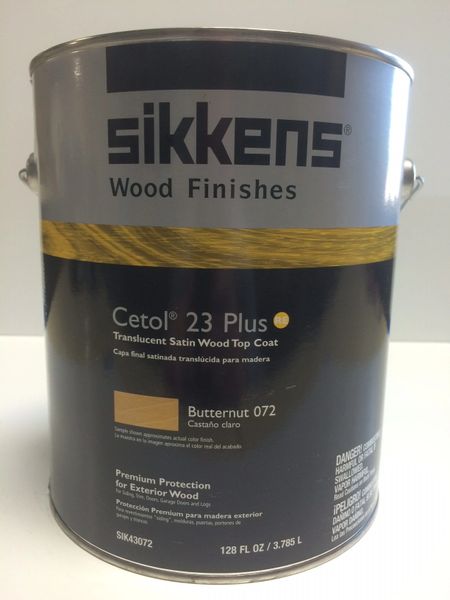 SIKKENS PROLUXE CETOL 23 PLUS 072 BUTTERNUT EXTERIOR STAIN GALLON