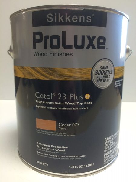 SIKKENS PROLUXE CETOL 23 PLUS 077 CEDAR EXTERIOR STAIN GALLON