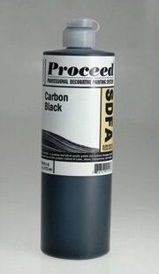 GOLDEN PROCEED SLOW DRY FLUID ACRYLIC CARBON BLACK 8OZ