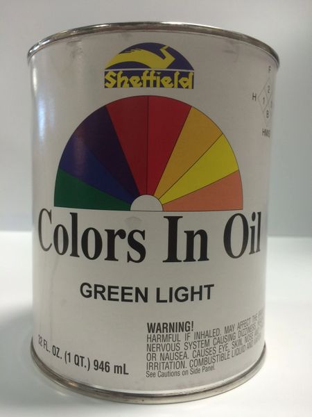 SHEFFIELD BRONZE COLORS IN OIL QT GREEN LIGHT