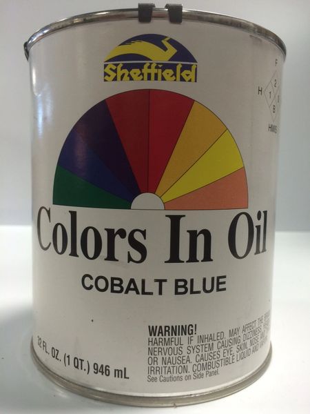 SHEFFIELD BRONZE COLORS IN OIL QT COBALT BLUE