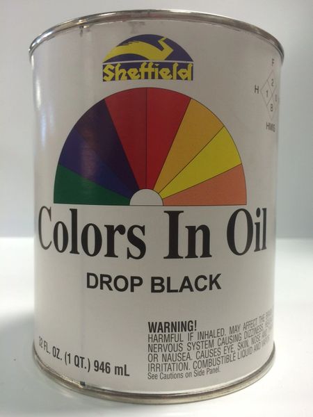 SHEFFIELD BRONZE COLORS IN OIL QT DROP BLACK