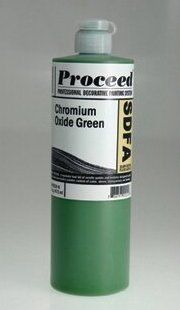 GOLDEN PROCEED SLOW DRY FLUID ACRYLIC CHROME OXIDE GREEN 16OZ