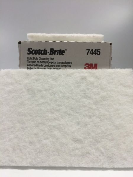 3M 6''X9'' SCOTCH BRIGHT LIGHT CLEANSING PAD 7445