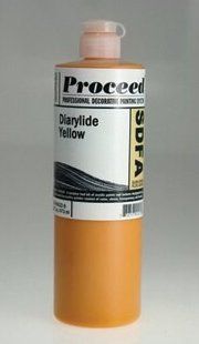 GOLDEN PROCEED SLOW DRY FLUID ACRYLIC DIARYLIDE YELLOW 16OZ