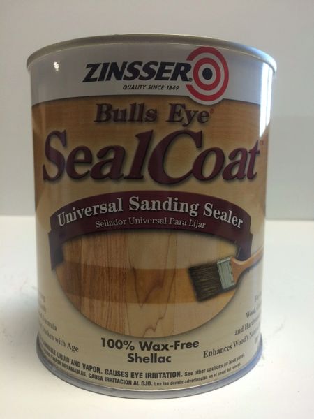 ZINSSER SEALCOAT UNIVERSAL BRUSHABLE SANDING SEALER QUART 00854
