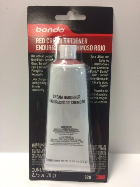 3M BONDO RED CREAM HARDENER 2.75 OZ 00928