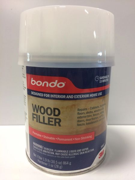 3M BONDO WOOD FILLER QT 20082