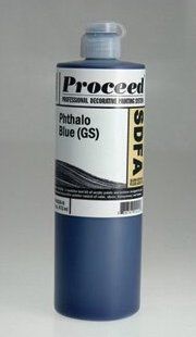 GOLDEN PROCEED SLOW DRY FLUID ACRYLIC PHTHALO BLUE 16OZ