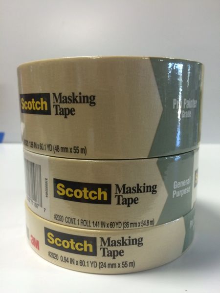 3M MASKING TAPE 2020 1''