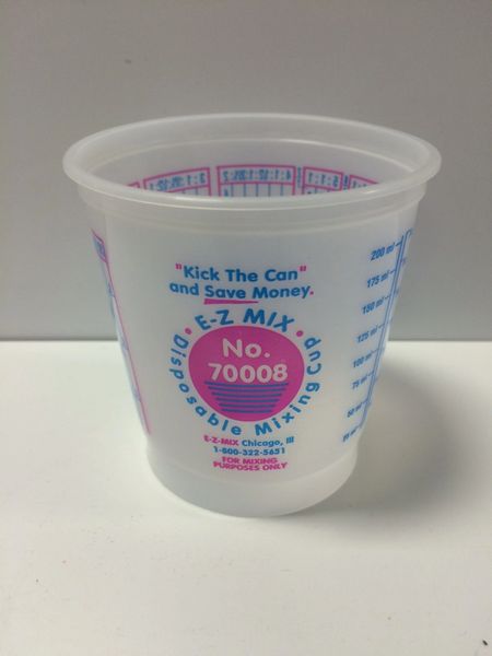 E-Z MIX 8OZ PLASTIC CUP