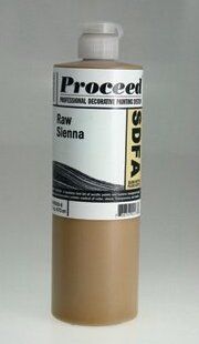 GOLDEN PROCEED SLOW DRY FLUID ACRYLIC RAW SIENNA 16OZ