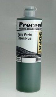 GOLDEN PROCEED SLOW DRY FLUID ACRYLIC TERRE VERTE GREEN HUE 8OZ