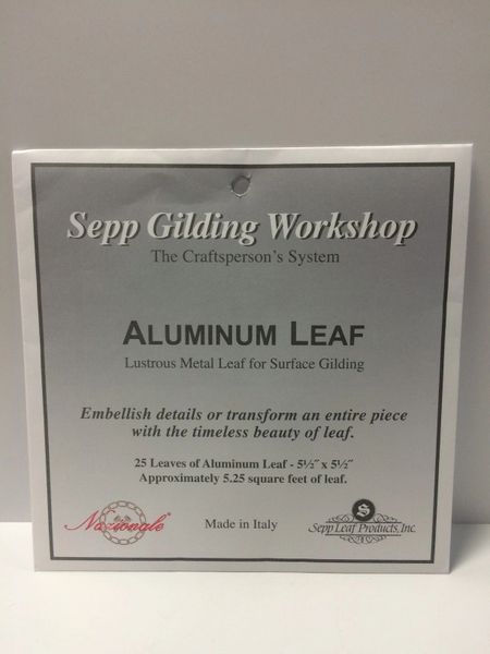 SEPP LEAF ALUMINUM ( SILVER ) LEAF 25PK