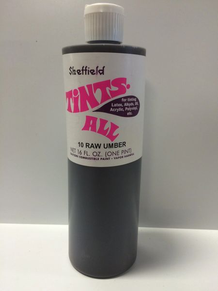 SHEFFIELD BRONZE TINTS ALL 4571 RAW UMBER PINT