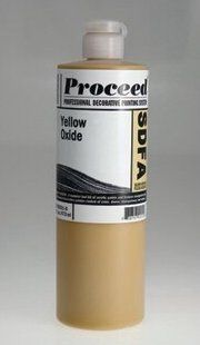 GOLDEN PROCEED SLOW DRY FLUID ACRYLIC YELLOW OXIDE 8OZ