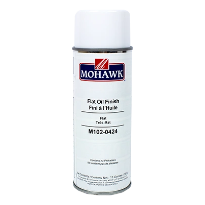 MOHAWK FLAT OIL FINISH CLEAR AEROSOL CANS M102-0424