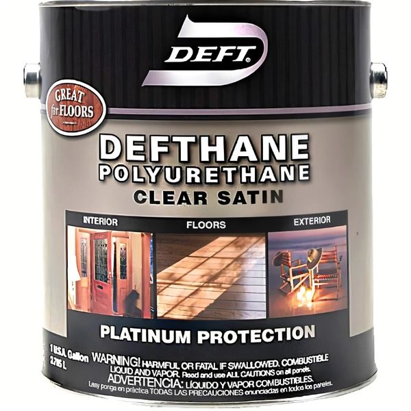 DEFT DEFTHANE POLYURETHANE CLEAR SATIN GALLON