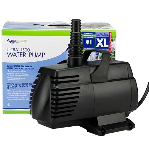 AQUASCAPES-ULTRA-91009-1,500GPH-POND-PUMP  Canada - Outdoor - Supply -  Irrigation - Ponds - Lighting