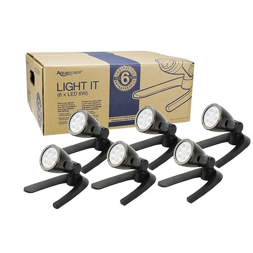 LED 6W GARDEN AND POND LIGHTING SIX PACK