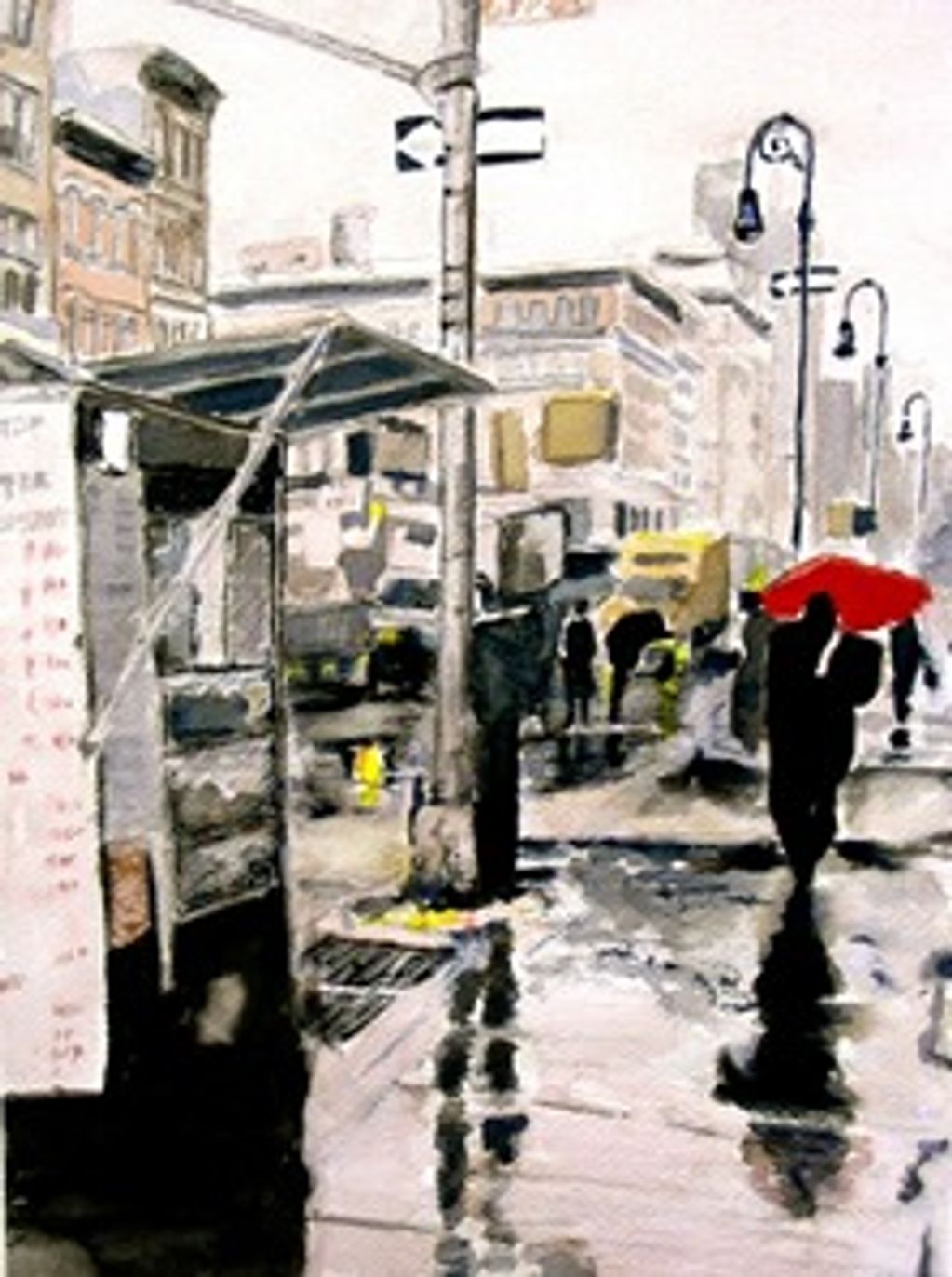 Watercolor 6th Ave. NYC
11W x 14H
SOLD