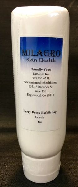 Milagro Skin Health Berry Detox Exfoliating Scrub 4 Oz